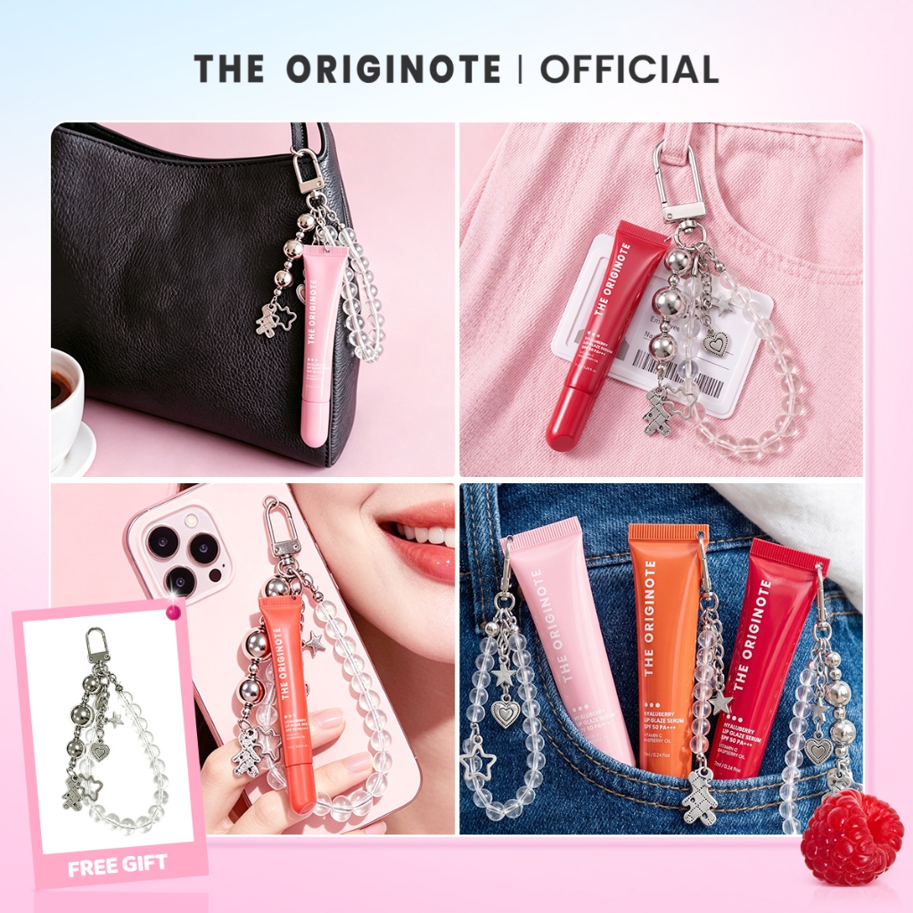 [Quà tặng không bán] The Originote Keychain đựng son dưỡng môi căng mọng có màu