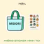 Sticker Hình Ví Túi Xách Balo Nam Nữ Thương Hiệu Ngẫu Nhiên | UNDERTHINKER