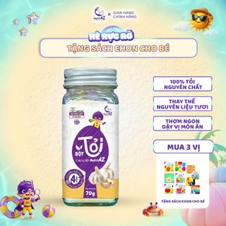 Gia Vị Ăn Dặm Cho Bé NutriAZ, Bột Tỏi An Toàn Cho Bé Từ 6 Tháng Tuổi