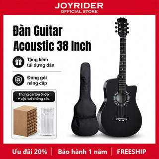 Combo Đàn Guitar Acoustic Màu Đen Cao Cấp - Thiết Kế Bo Góc Êm Tay (Bản Nâng Cấp 2026) - Trọn Bộ 5 Món, Đầy Đủ Phụ Kiện