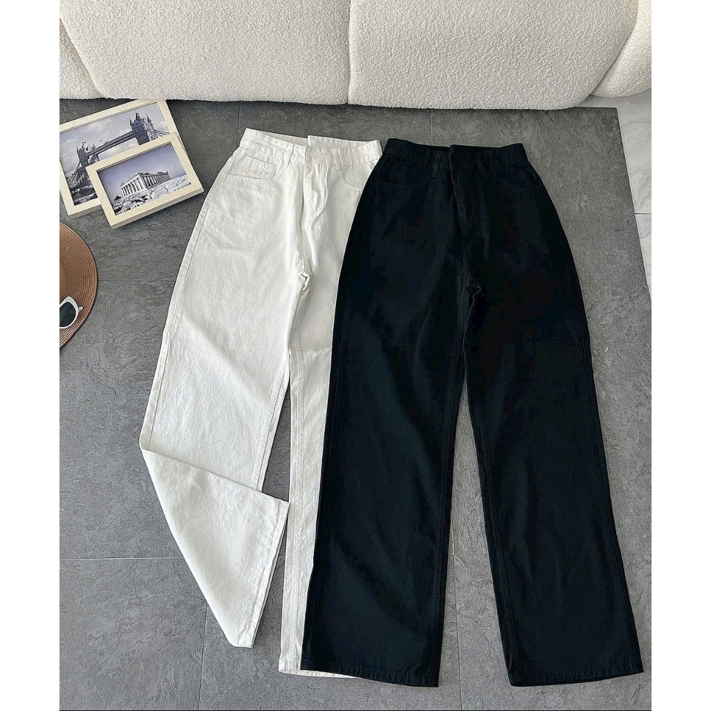 Quần Kaki Nữ Bigsize 40-90kg Ống Suông Lưng Cao, Quần Dài Nữ Che Khuyết Điểm Vòng 2 và Vòng 3 MS106
