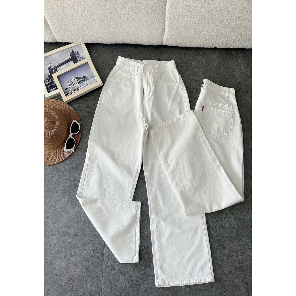 Quần Kaki Nữ Bigsize 40-90kg Ống Suông Lưng Cao, Quần Dài Nữ Che Khuyết Điểm Vòng 2 và Vòng 3 MS106