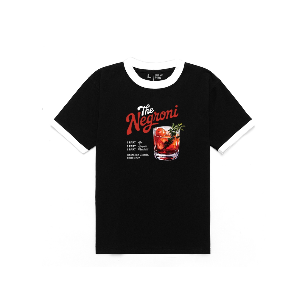 Áo Thun Baby Tee NEGRONI Nam Nữ Unisex Cotton Basic Đi Chơi Đi Học Local Brand | MI MIDORI