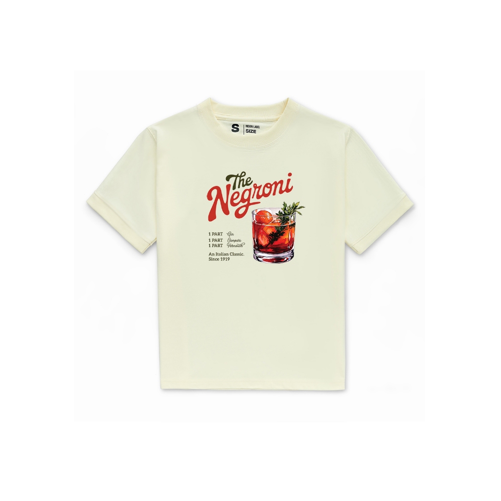 Áo Thun Baby Tee NEGRONI Nam Nữ Unisex Cotton Basic Đi Chơi Đi Học Local Brand | MI MIDORI
