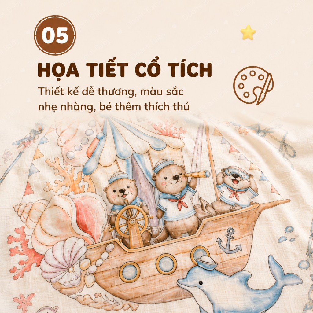 Chăn Hè Cho Bé, Chăn Xô Hè Muslin Hạt Đậu Kích Thước 80*100cm Mềm Mịn Thoáng Mát - HT626 - HT859