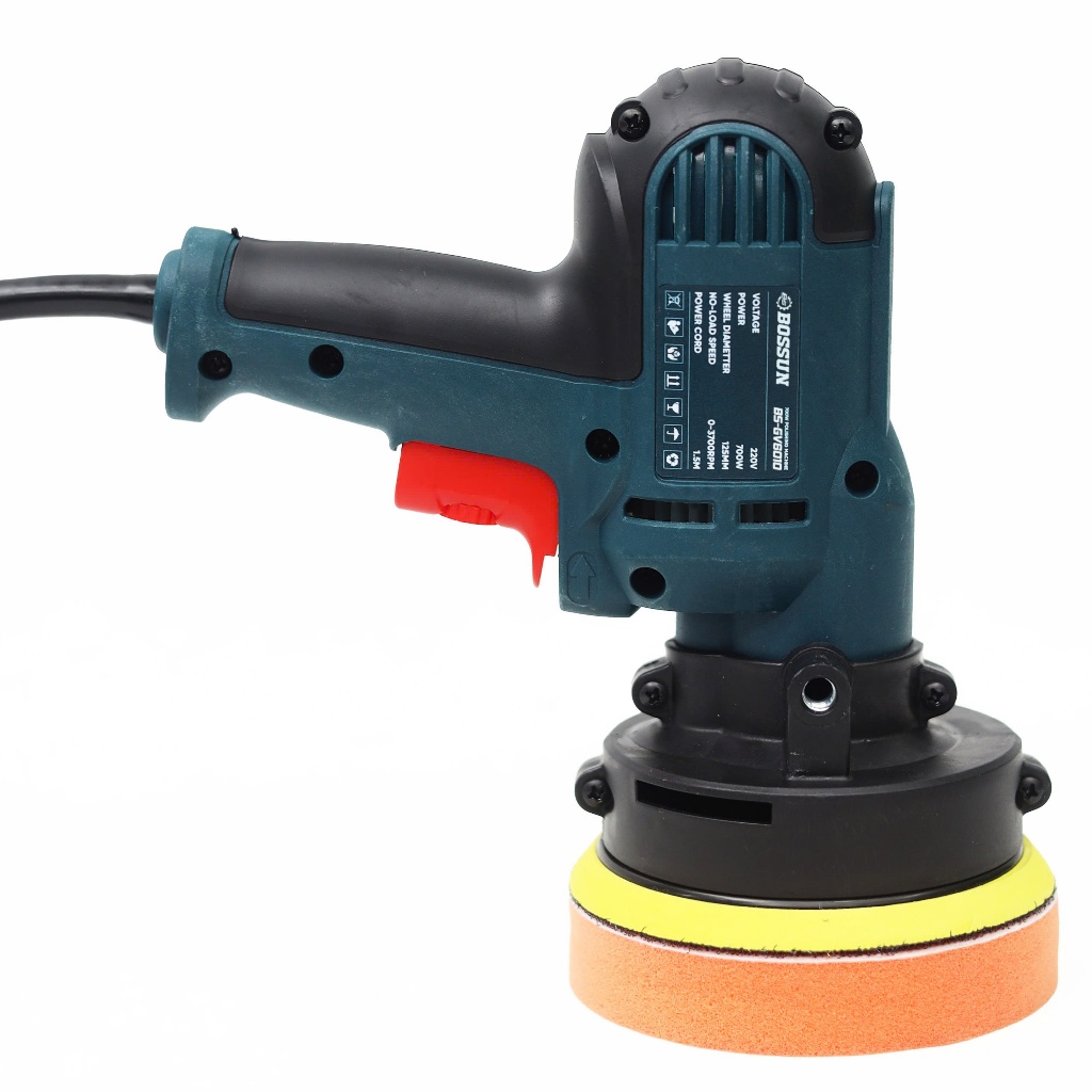 [BẢN MỚI] Máy Đánh Bóng Bossun BS-GV6010 - 6 Tốc Độ, Kèm 3 Miếng Đánh Bóng, Chà Nhám Ô tô, Xe, Gỗ ..