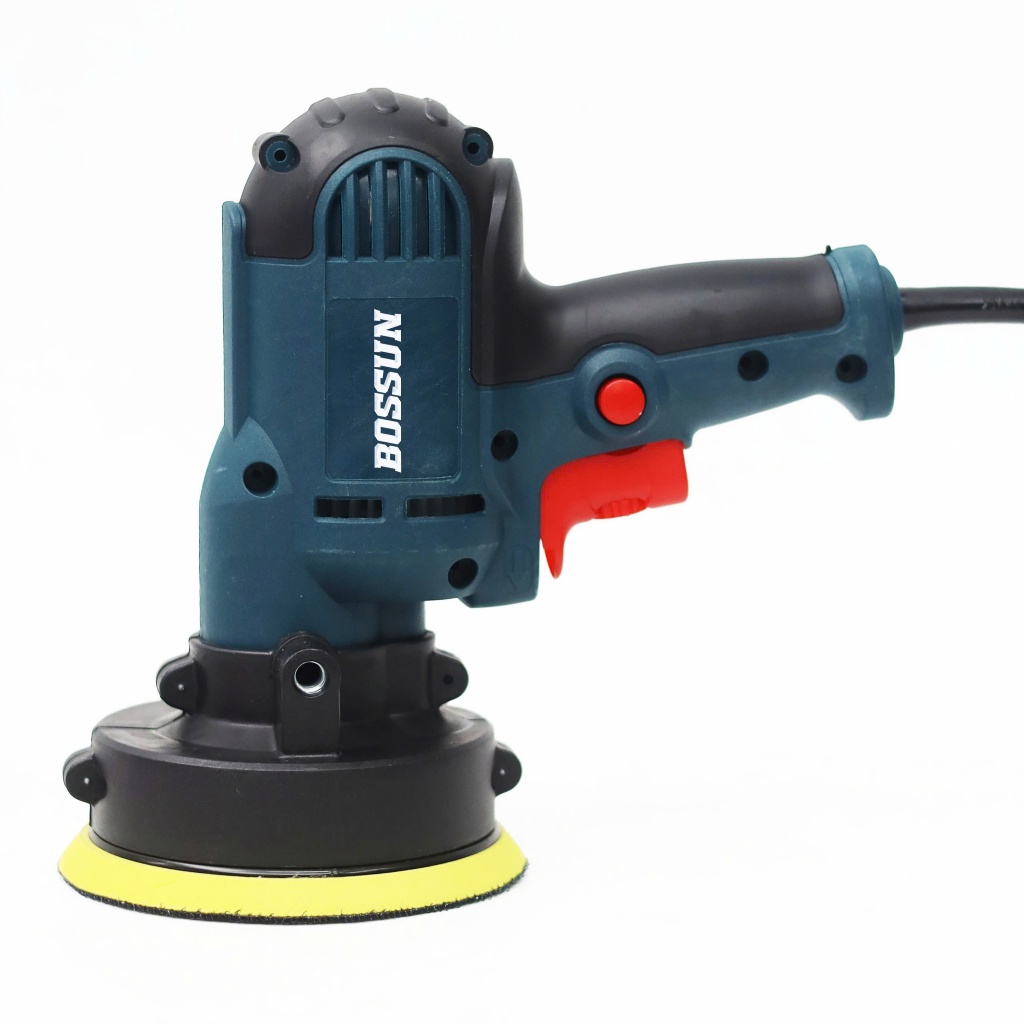 [BẢN MỚI] Máy Đánh Bóng Bossun BS-GV6010 - 6 Tốc Độ, Kèm 3 Miếng Đánh Bóng, Chà Nhám Ô tô, Xe, Gỗ ..