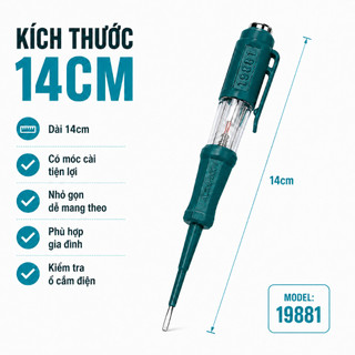 Bút Thử Điện JCTOP Cao Cấp – Tua Vít Kiểm Tra Điện Có Đèn Báo An Toàn