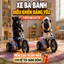 Xe 3 Bánh Điều Khiển Địa Hình Cho Bé – Bánh Xe Chống Trượt, Pin Sạc Dung Lượng Cao