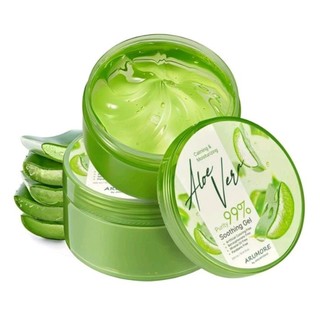 [CHÍNH HÃNG] Gel Lô Hội Dưỡng Ẩm Đa Năng Arumore Aloe Vera Làm Dịu Tức Thì Cấp Ẩm Phục Hồi Da Mềm Mịn 99% 300ml