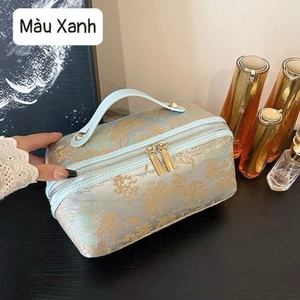 Túi đựng mỹ phẩm du lịch nhiều ngăn - Túi đựng đồ skincare, mỹ phẩm, đồ trang điểm du lịch