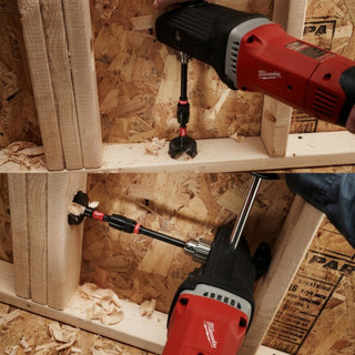 Mũi khoan gỗ Milwaukee 48-25-2562, đường kính 65mm, mũi khoan tự hút chuôi lục giác chính hãng