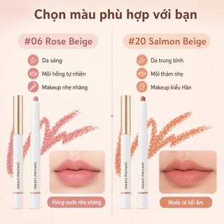 Chì Kẻ Môi Heart Percent Dote On Mood Lip Pencil Tạo Viền Môi Tự Nhiên Dễ Tán Màu