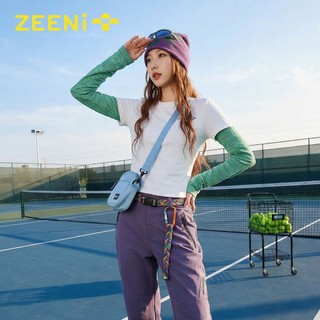 ZEENi áo nữ coolmate quần áo áo thể thao đồ thể thao Áo thun dài tay kẻ sọc dành cho nữ Thể thao ngoài trời thời