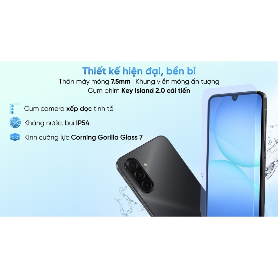 (DDV x Hannah) Điện Thoại Samsung Galaxy A17 LTE 8GB | 128GB - Màn hình 6,7" 90Hz, 5000mAh - Hàng Chính Hãng