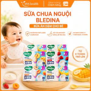 Sữa chua ăn dặm cho trẻ Bledina nhập khẩu đủ vị Xoài, Chuối, Dâu, Mơ