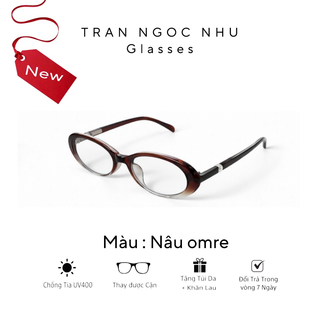 Mã B2 -  Mắt Kính Thời Trang Dành Cho Nữ có thể thay cận
