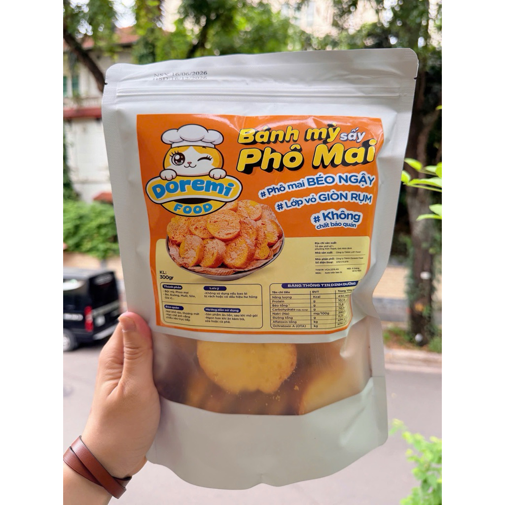 Bánh mỳ sấy giòn vị Phomai Doremi Food ✨🌟🌟🌟
