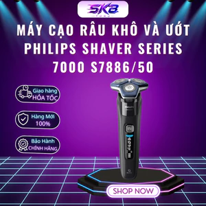 Máy cạo râu khô và ướt Philips Shaver Series 7000 S7886/50 - Bảo Hành 24 Tháng