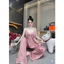 Pizama 2 dây quần dài nơ quần viền ren