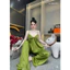 Pizama 2 dây quần dài nơ quần viền ren