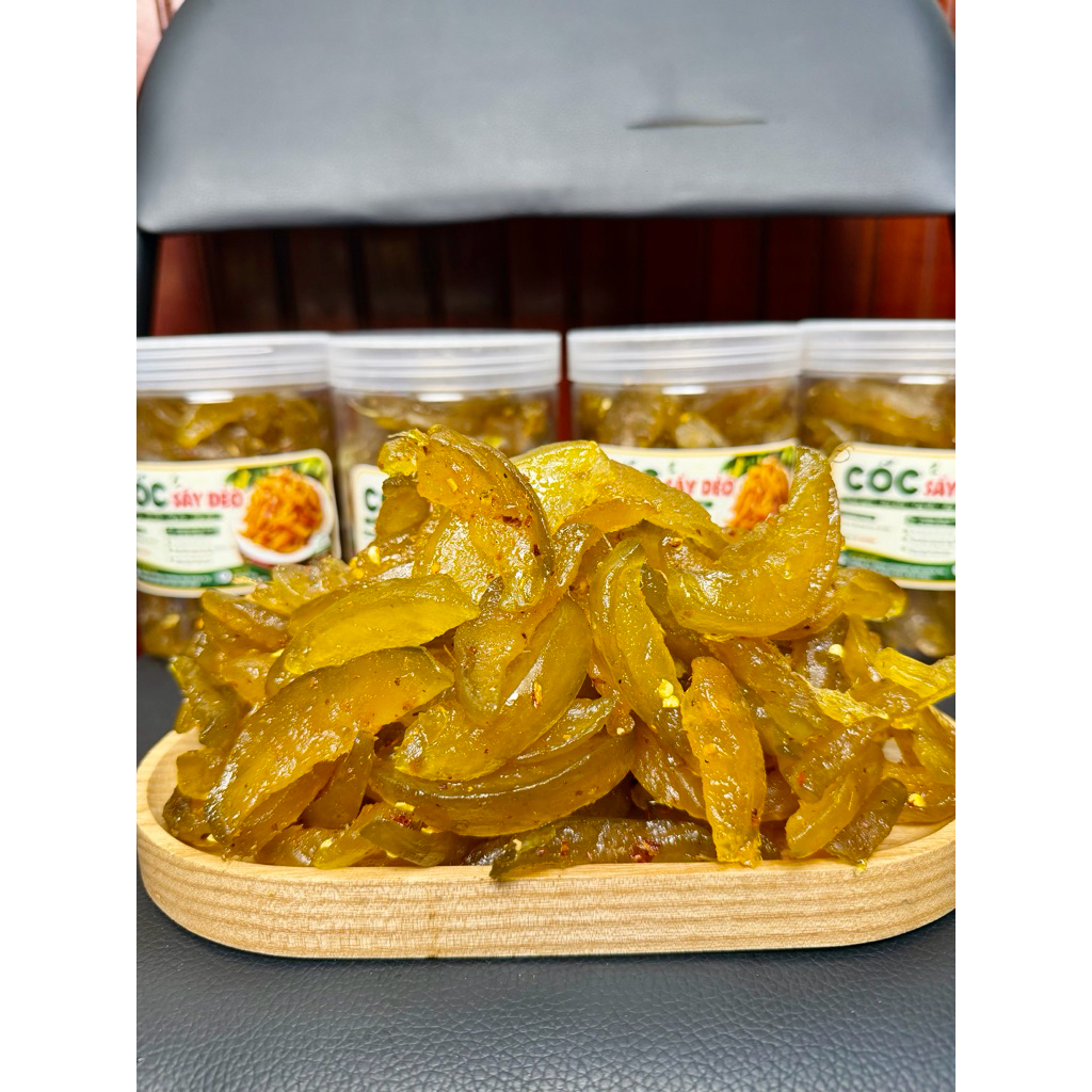 Hộp 500gr Cóc Sấy Dẻo - Dẻo Ngon Thơm - (Tặng Muối Chấm)