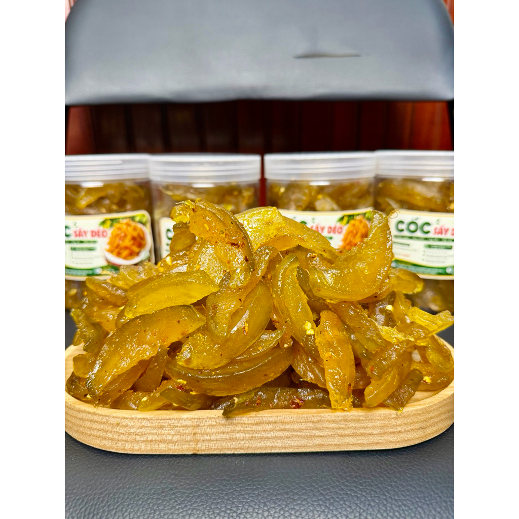 Hộp 500gr Cóc Sấy Dẻo - Dẻo Ngon Thơm - (Tặng Muối Chấm)