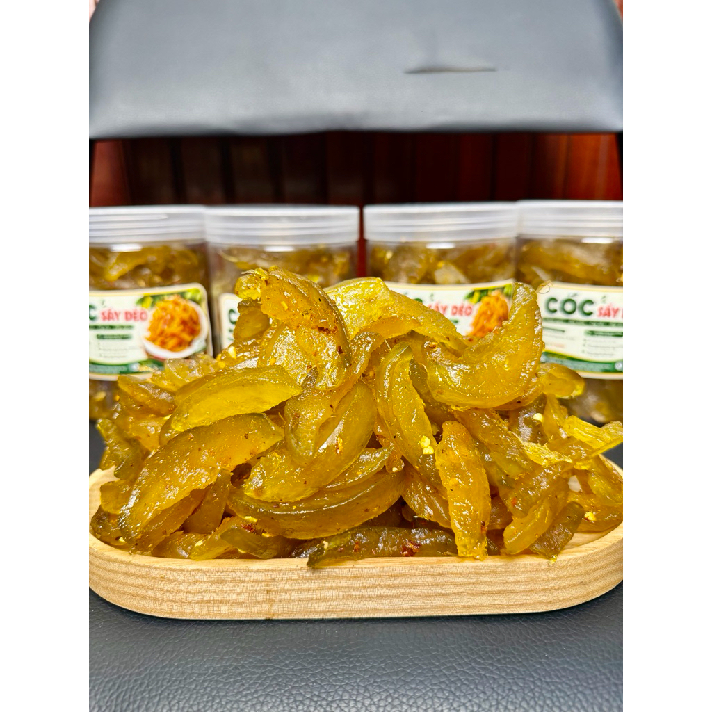 Hộp 500gr Cóc Sấy Dẻo - Dẻo Ngon Thơm - (Tặng Muối Chấm)
