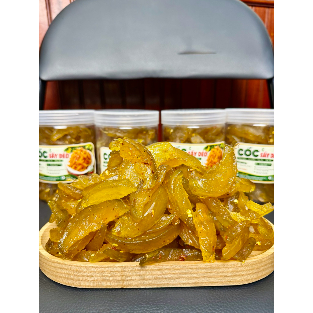 Hộp 500gr Cóc Sấy Dẻo - Dẻo Ngon Thơm - (Tặng Muối Chấm)