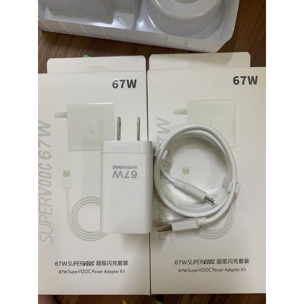 Bộ Sạc Nhanh Vooc Oppo Đầy Đủ Các Loại 10W | 20W | 67W | 80W Cổng Sạc TypeC / Micro Tốt BH 6 Tháng