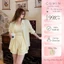 Set sơ mi 3 món GUMIN thiết kế áo ba lỗ zip mix áo khoác sơ mi kèm quần sooc 2 lớp vintage, Set đồ nữ sang trọng