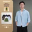 Áo Sơ Mi Nam Form Rộng Cold Linen DINOMAN Vải Mát Nhẹ Thoáng Khí Phong Cách Tối Giản Thanh Lịch SM033
