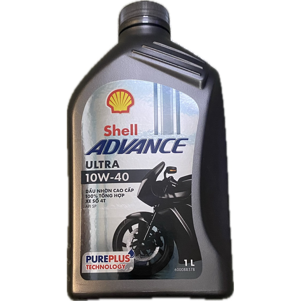Nhớt 1L Shell Advance Ultra 10W40, tổng hợp 100% (sx tại VN) | Shopee ...
