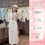 Set bộ đũi trắng GUMIN thiết kế áo tay hến mix khăn cổ kèm quần suông rộng thanh lịch, set bộ quần áo nữ sang chảnh