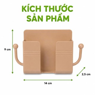 Giá Cài Sạc Điện Thoại Dán Tường Đa Năng GD327 - Giá Đỡ Điện Thoại Dán Tường Chịu Lực Tốt