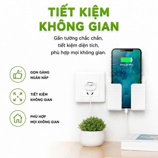 Giá Cài Sạc Điện Thoại Dán Tường Đa Năng GD327 - Giá Đỡ Điện Thoại Dán Tường Chịu Lực Tốt