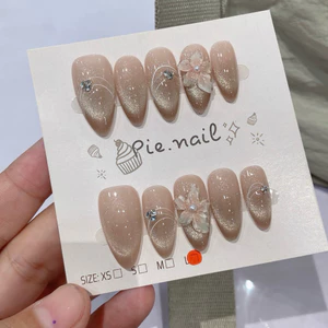 507. nailbox mắt mèo kim cương. hoa thuỷ tinn