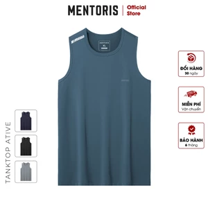 Áo Tanktop Nam MENTORIS Vải Thun Lạnh, Siêu Thoáng Khí, Co Giãn 4 Chiều, Form Thể Thao MTT2502