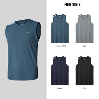 Áo Tanktop Nam MENTORIS Vải Thun Lạnh, Siêu Thoáng Khí, Co Giãn 4 Chiều, Form Thể Thao MTT2502