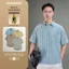Áo Kẻ Flannel Cộc Tay DINOMAN Dệt Mịn Không Nhăn Đứng Form Thoáng Mát Phong Cách Trẻ Trung Năng Động SM027
