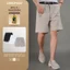 Quần Short Kaki Nam Xếp Ly DINOMAN Form Đứng Vải Dày Dặn Phong Cách Thanh Lịch Dễ Phối Đồ QS07