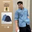 Áo Sơ Mi Denim Túi Ẩn DINOMAN Mềm Mịn Form Regular Trẻ Trung Tôn Dáng SM025