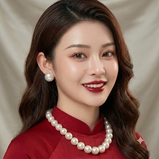 [N414] Choker Vòng Cổ Hạt Trai, Dây Chuyền Mang Áo Dài Hạt Nhiều Kích Cỡ Cho Nữ - DAISYN