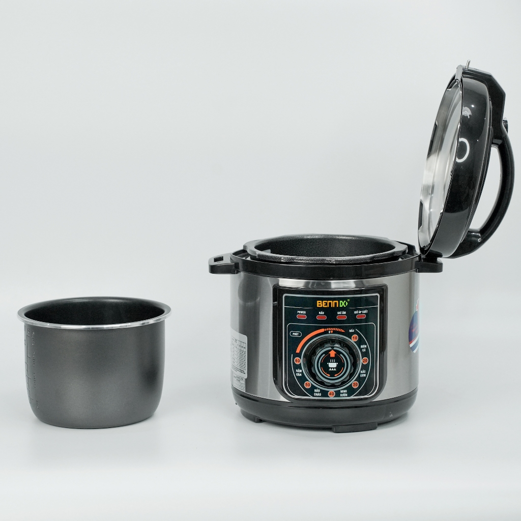 Nồi áp suất điện Mini 2.8L Bennix BN-30P, chính hãng, phù hợp gia đình nhỏ, 2-3 người dùng