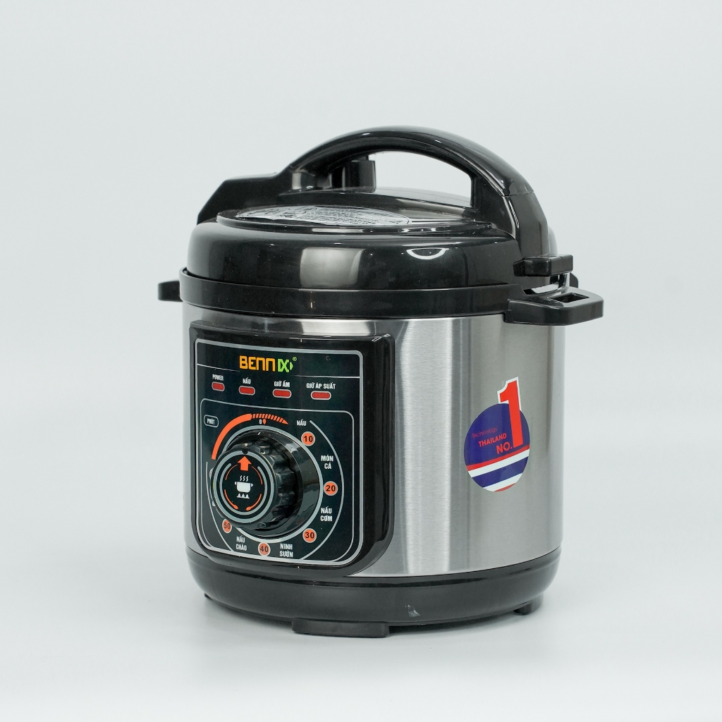 Nồi áp suất điện Mini 2.8L Bennix BN-30P, chính hãng, phù hợp gia đình nhỏ, 2-3 người dùng