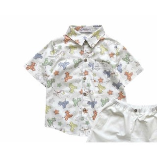 ( NHIỀU MẪU ) ÁO SƠ MI HỌA TIẾT OTO , KHỦNG LONG , VỎ SÒ ,... CHO BÉ TRAI | AnhMy Baby
