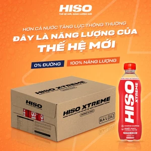 HISO Xtreme | Nước tăng lực không đường bổ sung chiết xuất Yerba Mate