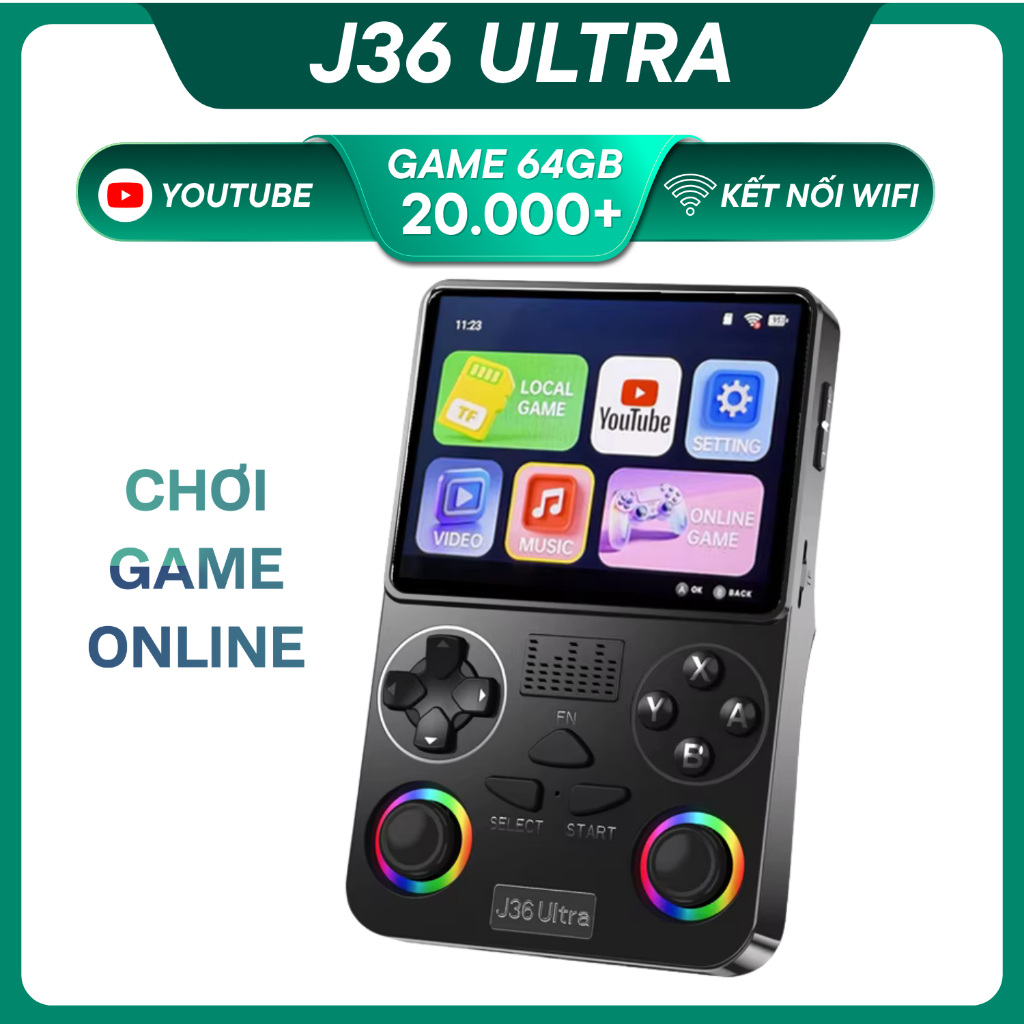 J36 Ultra máy chơi game cầm tay