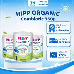 Sữa HiPP Organic Combiotic Lợi Khuẩn HMO Đủ Số 350g – Hữu Cơ EU Lợi Tăng Đề Kháng Cho Bé - TN Baby