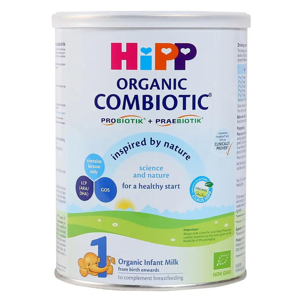 Sữa HiPP Organic Combiotic Lợi Khuẩn HMO Đủ Số 350g – Hữu Cơ EU Lợi Tăng Đề Kháng Cho Bé - TN Baby